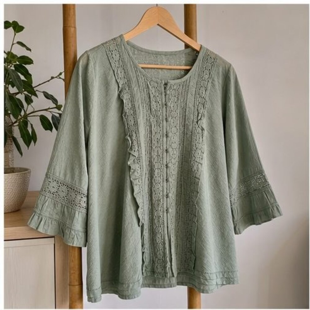Sage Cami Blouse